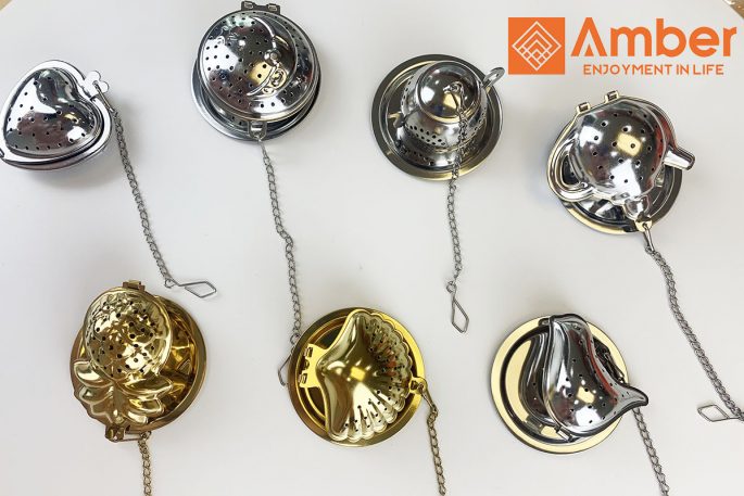 metal cute tea steepers